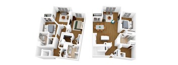 2 bedroom floor plan  the residences at