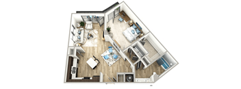 A9 is the label for this apartment layout.