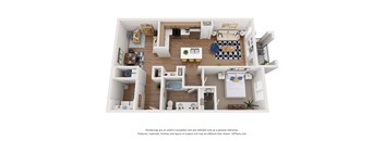 a floor plan of the villas at houston levee west apartments in cordova,