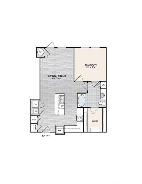 Boardwalk A1D floorplan