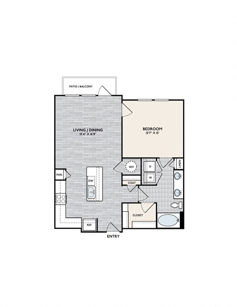 Boardwalk A1F floorplan