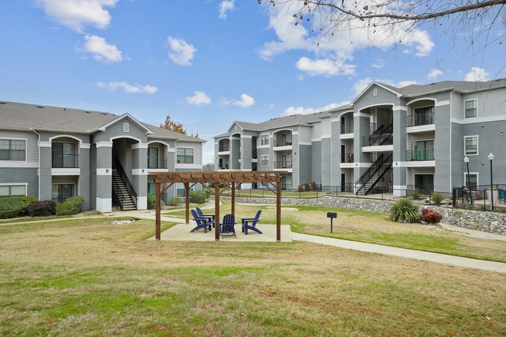Covered outdoor seating