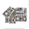 C2B Three Bed Two Bath Floor Plan C2B Three Bed Two Bath Floor Plan at Integra Sunrise Parc, Florida