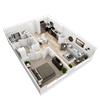 Caribbean 1 bedroom 1 bath