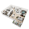 Cerulean 2 bedroom 2 bath