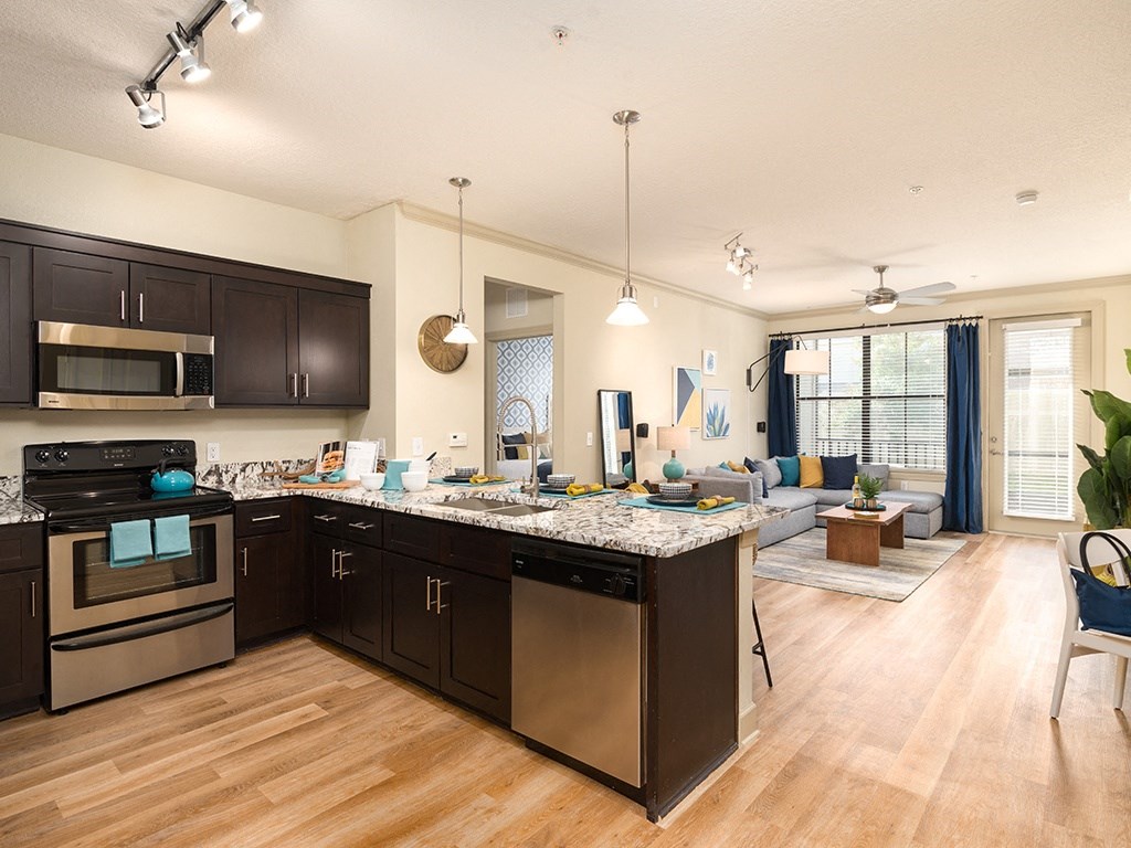 Citigate Apartment Kitchen and Living Room