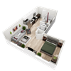 Cobalt 1 bedroom 1 bath