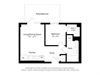 A1A Floorplan Image 1 BD 1 Bath 404 sqft
