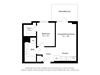 A1B Floorplan Image 1BD 1 Bath 450 sqft