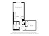A1I Floorplan Image 1 BD 1 Bath 506 sqft