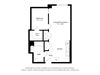 A1T Floorplan Image 1 BD 1 Bath 640 sqft