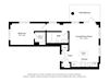 A1W Floorplan Image 1 BD 1 Bath 652 sqft