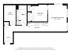 B1B Floorplan Image 2 BD 1 Bath 699 sqft