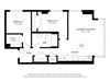 B1G floorplan Image 2 BD 1 Bath 818 sqft