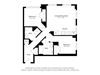 B2A Floorplan Image 2 BD 2 Bath 884 sqft