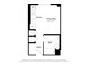 S1A Floorplan image Studio 1 Bath 364 sqft
