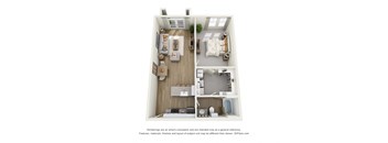 Comet Greensboro A1C floor plan