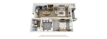 Comet Greensboro A1D floor plan