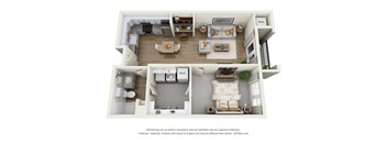 Comet Greensboro A1E floor plan