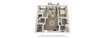 2 Bedroom Floorplan Image