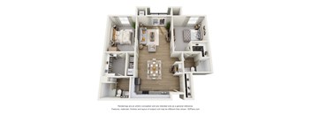 a 3 bedroom floor plan of a 2100 sq ft house