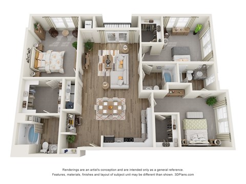 a floor plan of Comet Spartanburg
