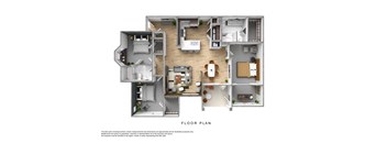 a floor plan is shown for a residential home
