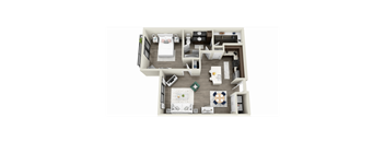 bedroom floor plan an opens up concept in this design