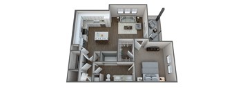 bedroom floor plan an in 1b floor plan, transparent png download