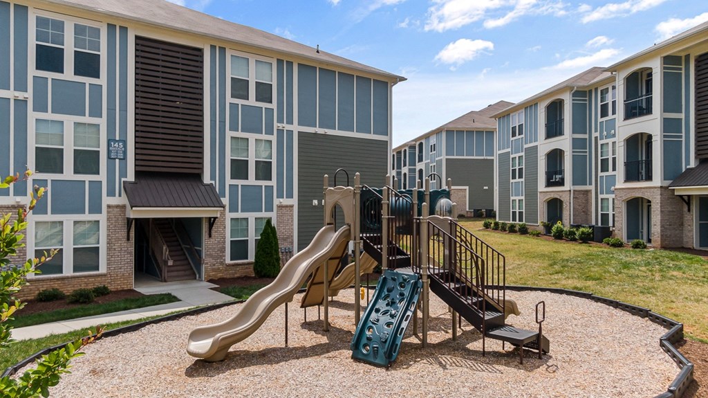 Playground with slides