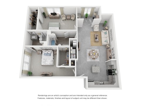 B2E 2Bed, 2Bath 1306 sqft