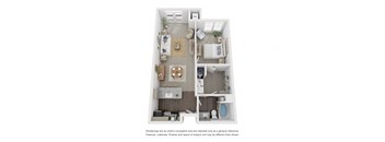 a floor plan of a 3 bedroom apartment