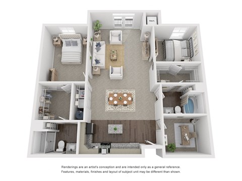a floor plan of the crossings at carlsbad apartments