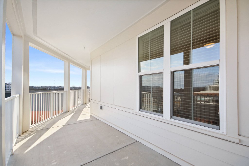 an apartment balcony