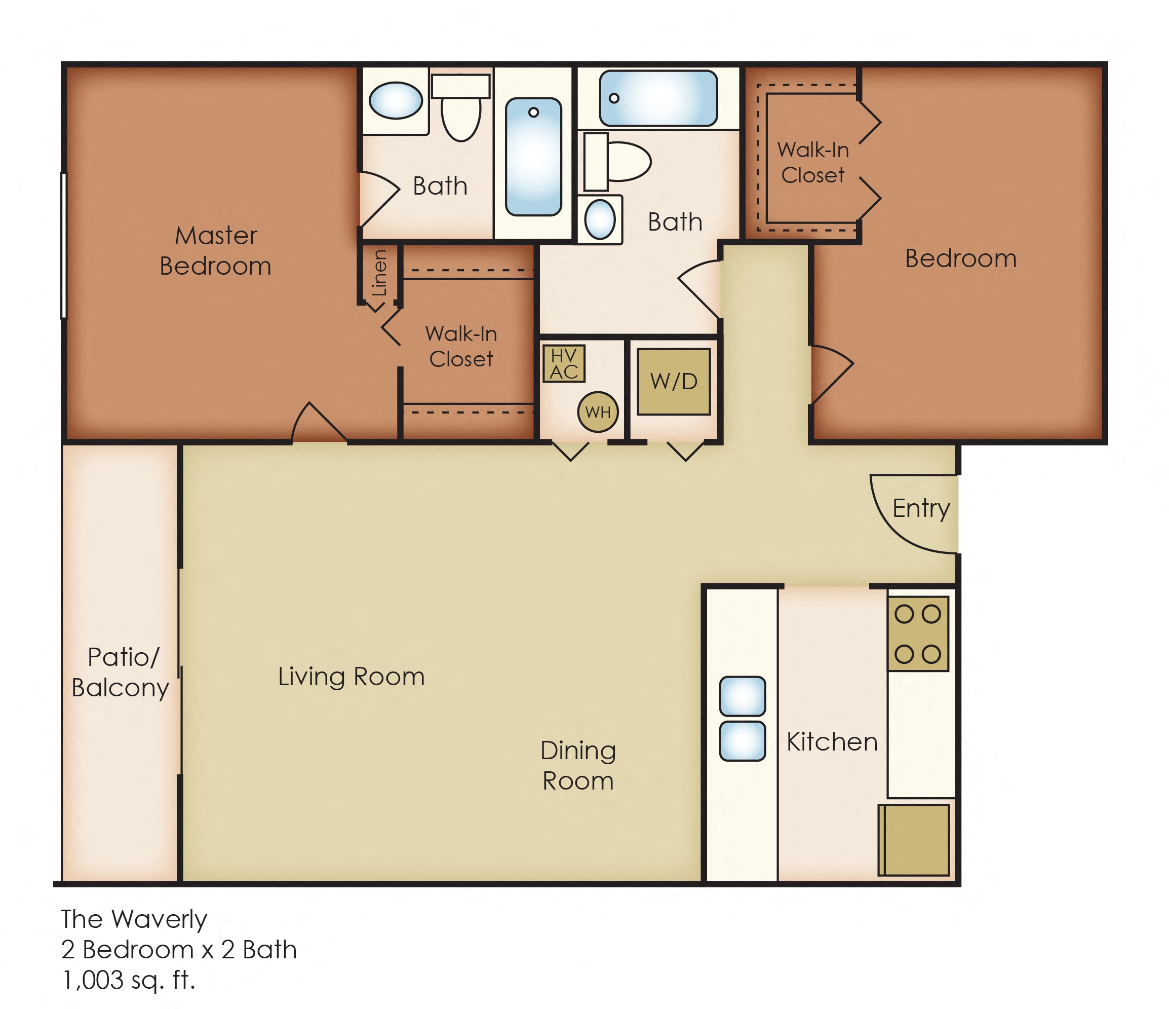 Floor Plans of Bentley at Maitland in Orlando, FL