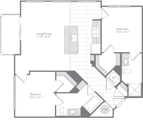 Flats170_B2B_2bed_2bath_1077sqft_2D