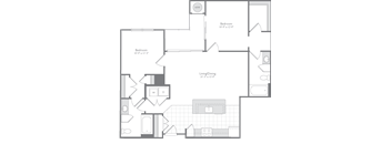 Flats170_B2D_2bed_2bath_1153sqft_2D