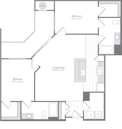Flats170_B2F_2bed_2bath_1214sqft_2D