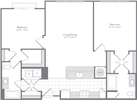 Flats170_B2G_2bed_2bath_1274sqft_2D