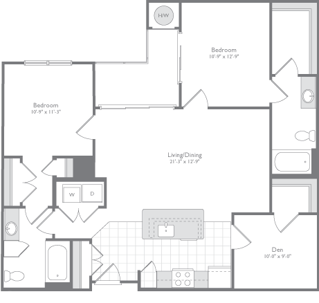 Flats170_B2J_2bed_2bath_1221sqft_2D