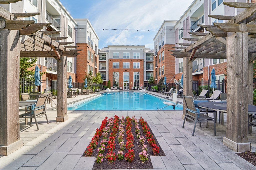 our apartments feature a swimming pool and a patio