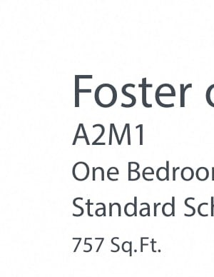 A2 1Bed_1Bath A2 1Bed_1Bath at Foster on the Park, Durham, NC, 27701