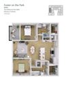 B3M2 Penthouse 2Bed_2Bath B3M2 Penthouse 2Bed_2Bath at Foster on the Park, North Carolina