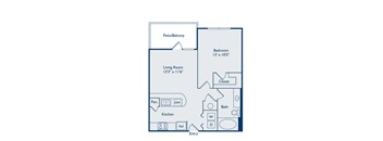 A1A 1Bed_1Bath at Bell Perimeter Center, Atlanta, GA, 30346