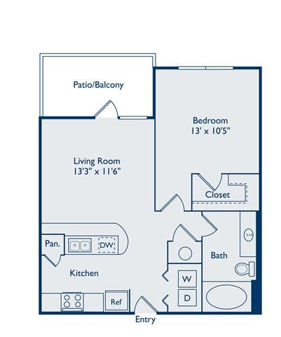 A1A 1Bed_1Bath at Bell Perimeter Center, Atlanta, GA, 30346