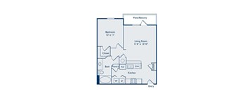 A1B 1Bed_1Bath at Bell Perimeter Center, Atlanta, GA