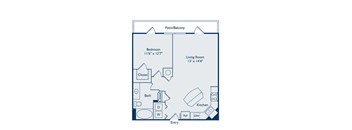 A1C 1Bed_1Bath at Bell Perimeter Center, Atlanta, 30346