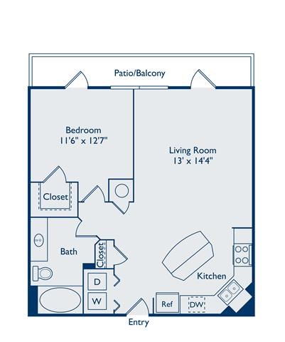 A1C 1Bed_1Bath at Bell Perimeter Center, Atlanta, 30346