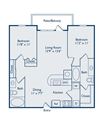 B2A 2Bed_2Bath B2A 2Bed_2Bath at Bell Perimeter Center, Atlanta, Georgia