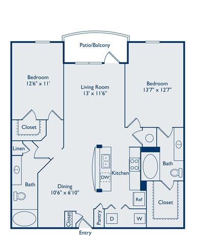 B2D 2Bed_2Bath at Bell Perimeter Center, Georgia